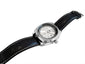 SILVER DIAL DRIVER, BLACK STRAP