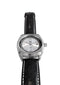 SILVER DIAL DRIVER, BLACK STRAP