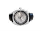 Silver Dial Driver, Black Strap