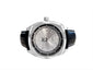 SILVER DIAL DRIVER, BLACK STRAP