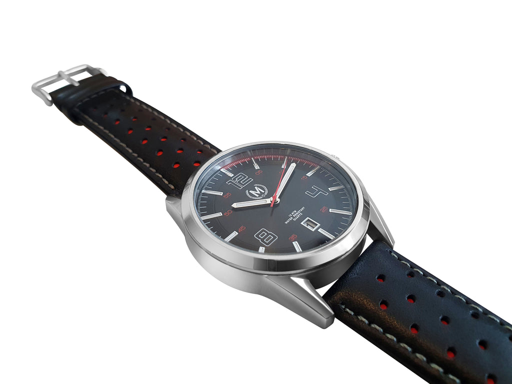 Sportline, Black And Red Strap