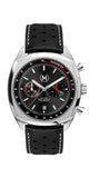 CLASSIC DRIVER CHRONOGRAPH, BLACK STRAP - Marchand Watch Company