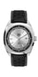 Silver Dial Driver, Black Strap