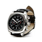 CLASSIC DRIVER CHRONOGRAPH, BLACK AND RED STRAP - Marchand Watch Company