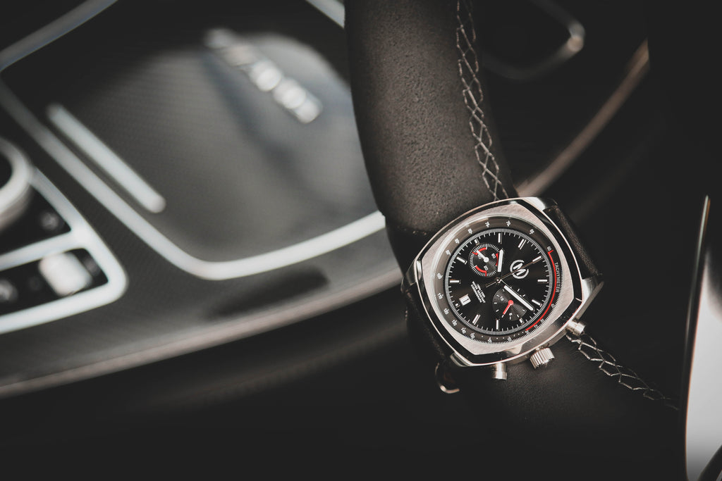 Classic Driver Chronograph, Black Strap