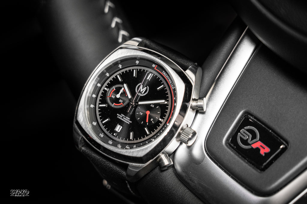 Classic Driver Chronograph, Black Strap