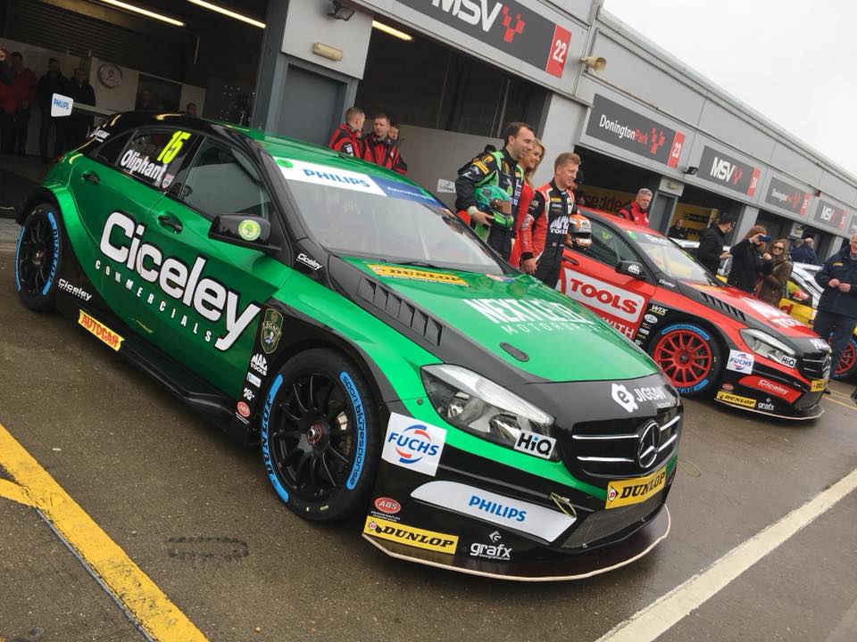 MARCHAND PARTNERS WITH TOM OLIPHANT FOR HIS BRITISH TOURING CAR CAMPAIGN