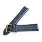 Blue And Orange Leather Rally Watch Strap
