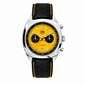 Driver Chronograph MKII Quartz, Yellow Reverse Panda (COMING EARLY 2027)