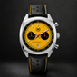 Driver Chronograph MKII Quartz, Yellow Reverse Panda (COMING EARLY 2027)
