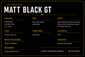 MATT BLACK GT - RALLY STRAP (PRE-ORDER NOW)
