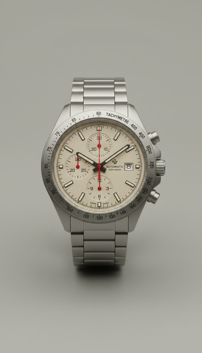 Stainless Steel Watch With Sapphire Crystal
