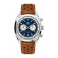 Driver Chronograph MKII Quartz, Blue Reverse Panda Tan Strap (PRE-ORDER NOW)