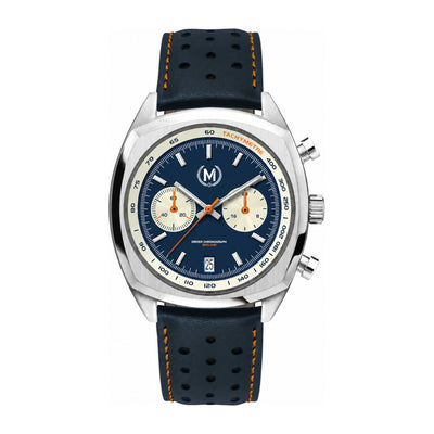 Driver Chronograph MKII Quartz, Blue Reverse Panda (PRE-ORDER NOW)