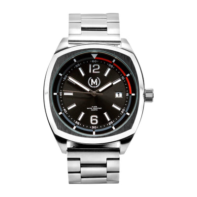 Black Dial Driver, Metal Strap (PRE-ORDER NOW)