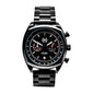 Midnight Black Driver Chronograph, Metal Strap