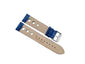 BLUE LEATHER RALLY WATCH STRAP