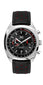 CLASSIC DRIVER CHRONOGRAPH, BLACK AND RED STRAP - Marchand Watch Company