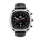 BLACK LEATHER RALLY WATCH STRAP - Marchand Watch Company